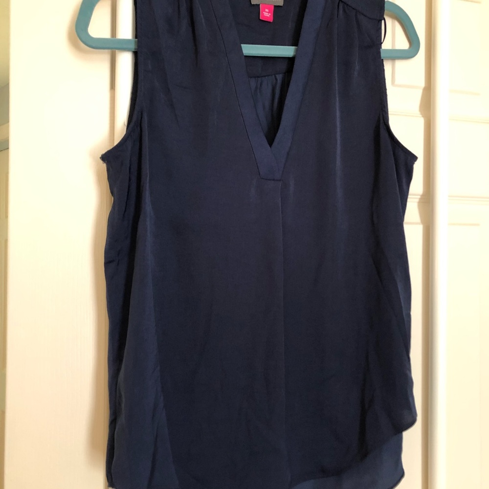 Navy Rayon Tank